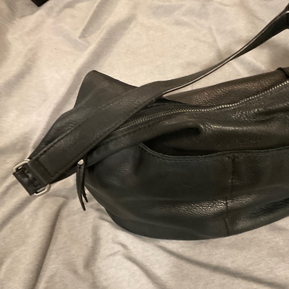 American Leather Black Hobo Bag - Picture 4 of 8